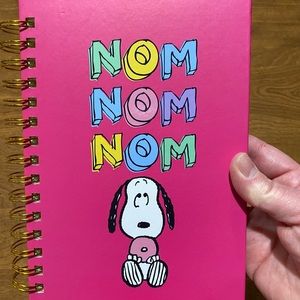 Peanuts Snoopy NOM NOM Spiral Notebook Journal